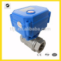 DC12V, mini válvula elétrica AC220V para equipamentos pequenos, tratamento de água, HVAC, sistema de controle automático